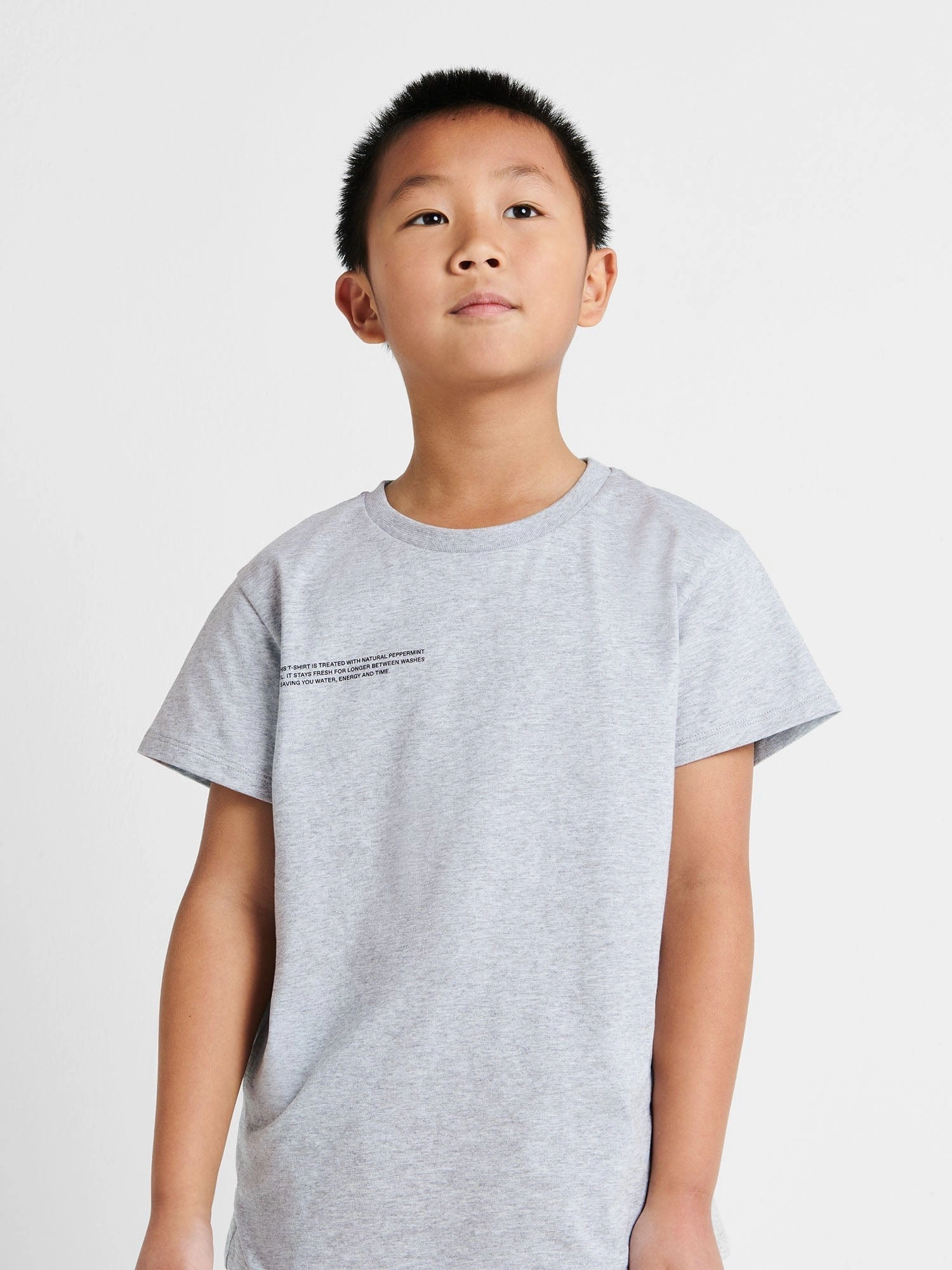 Kids' 365 Midweight T-shirt—grey marl