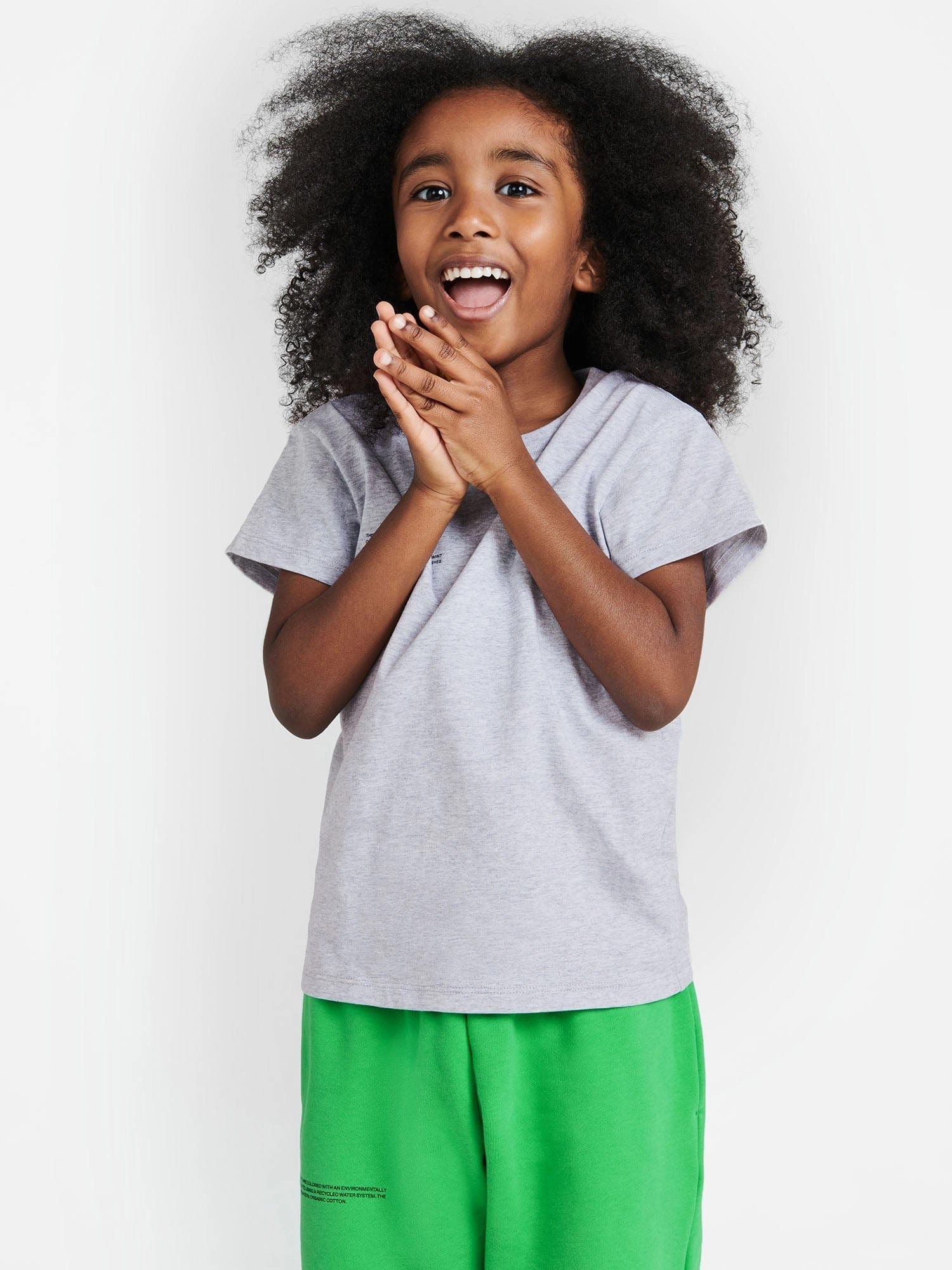 Kids' 365 Midweight T-shirt—grey marl