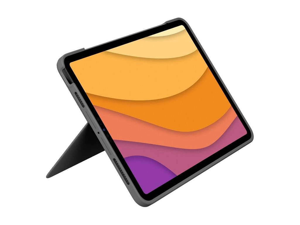 Logitech Combo Touch - Keyboard and folio case - with trackpad - backlit - Apple Smart connector - QWERTY - English - oxford 920-012626