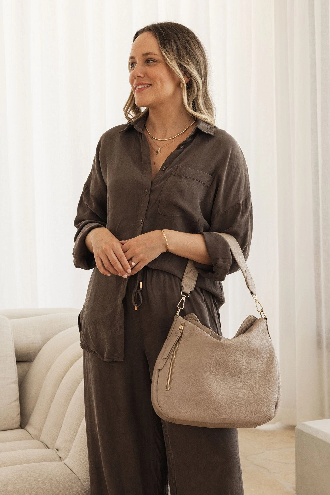 Louenhide Nadia Shoulder Bag Malt