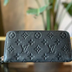 LOUIS VUITTON Portefeuille Clemence Monogram Empreinte Long Wallet