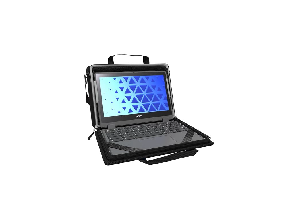 MAXCases Explorer 5 Work-In - Notebook carrying case - with pocket - 14 - black" MCEB5P14BLK