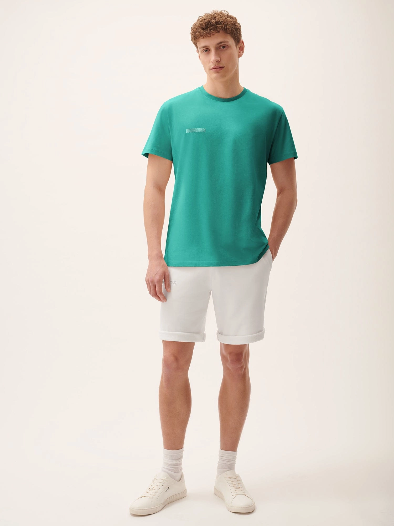 Mens 365 Midweight T-shirt—Malachite Green