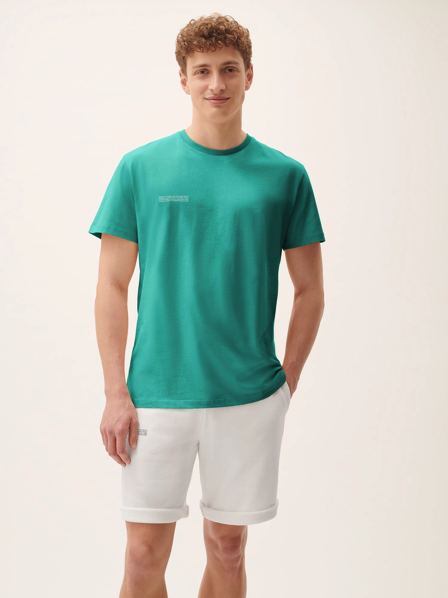 Mens 365 Midweight T-shirt—Malachite Green