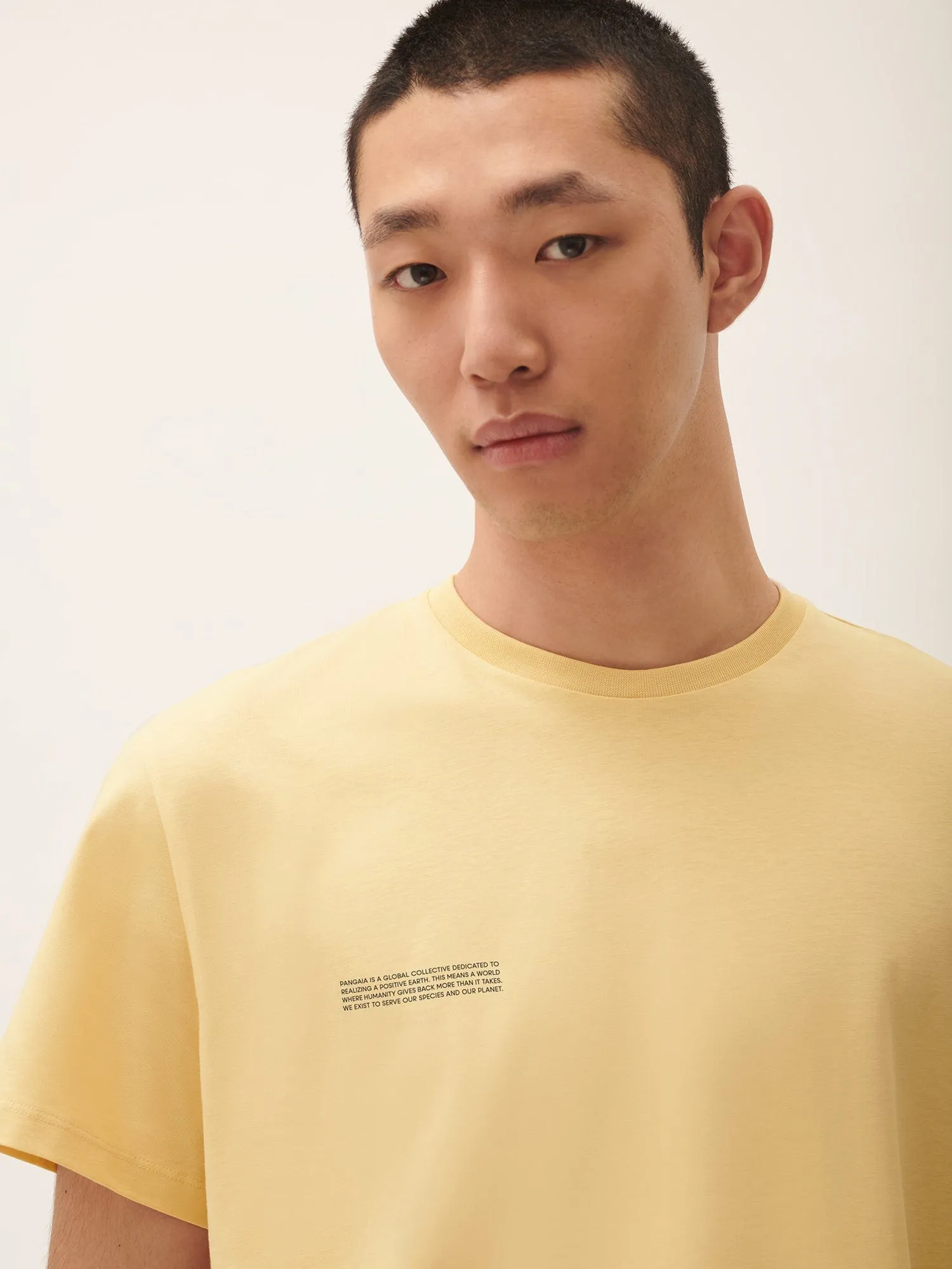 Mens 365 Midweight T-shirt—Seashell Yellow