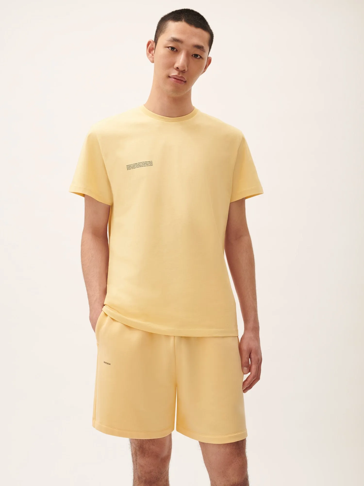 Mens 365 Midweight T-shirt—Seashell Yellow