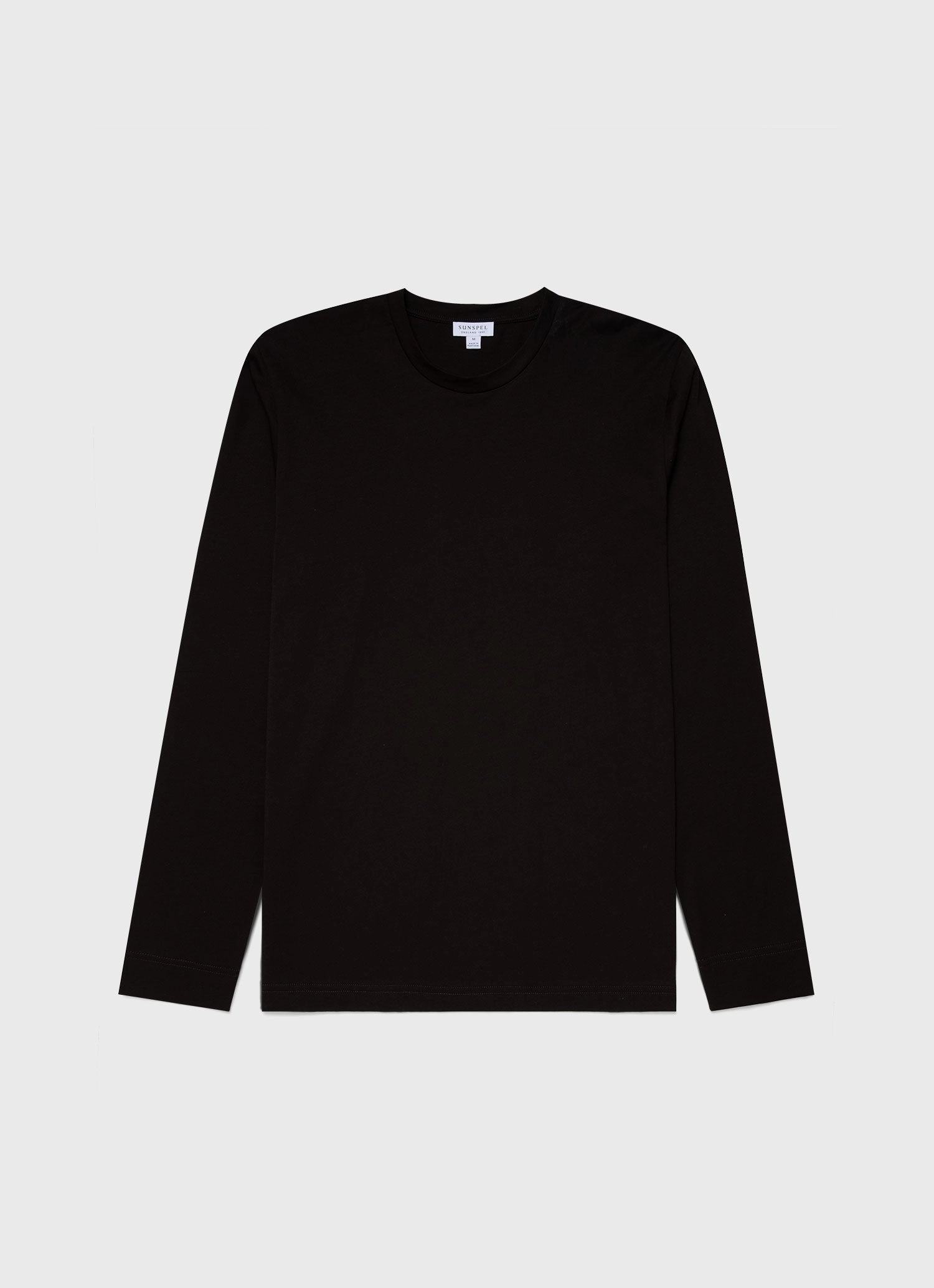 Men's Long Sleeve Riviera Midweight T-shirt in Coffee
