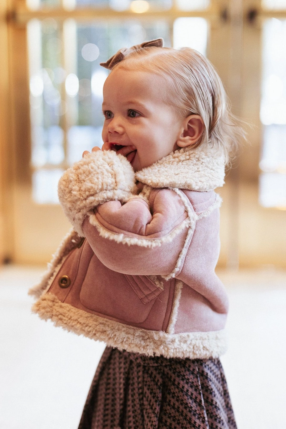 Mini Blush Coat in Pink - FINAL SALE