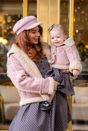 Mini Blush Coat in Pink - FINAL SALE