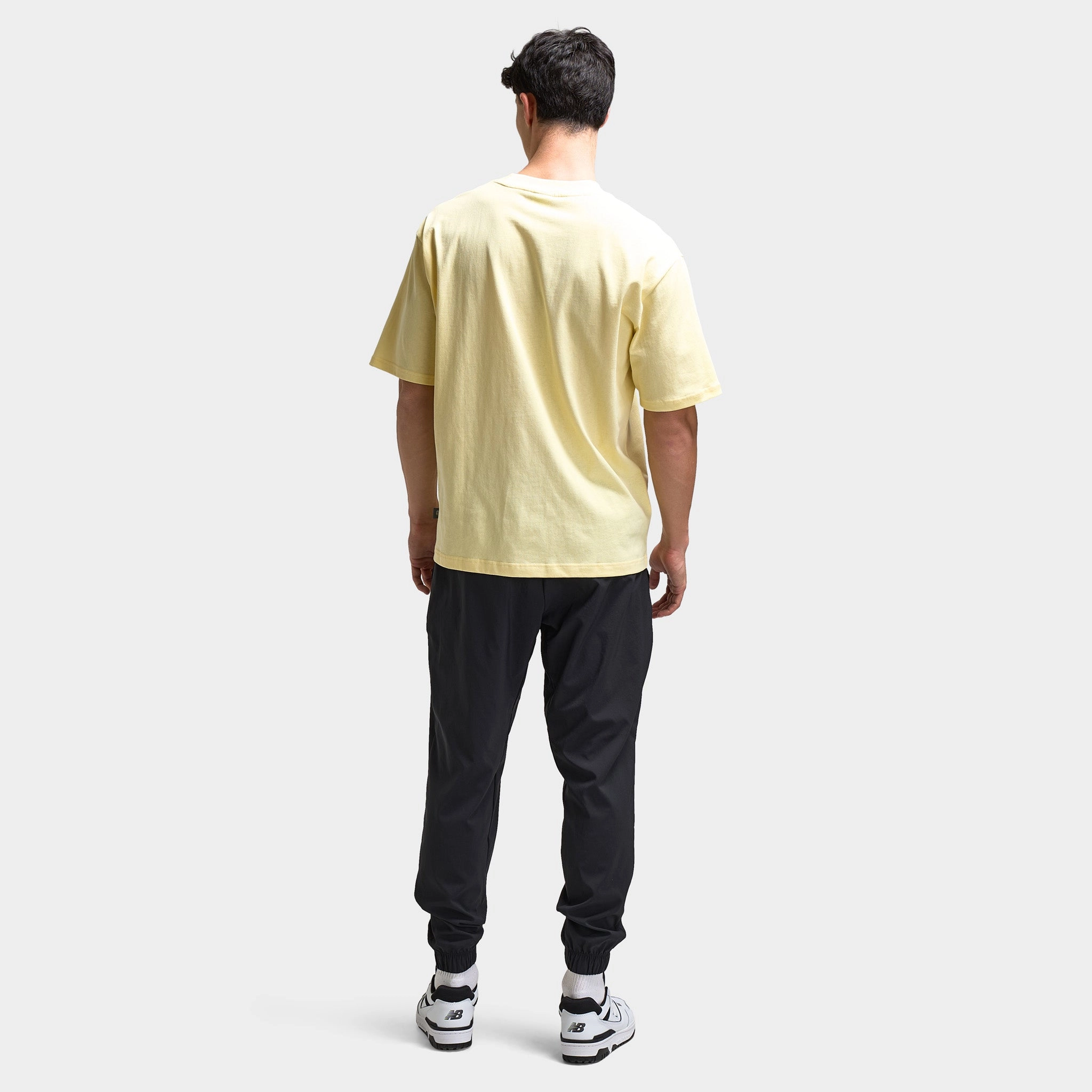New Balance Hoops Graphic Vintage T-Shirt / Parchment