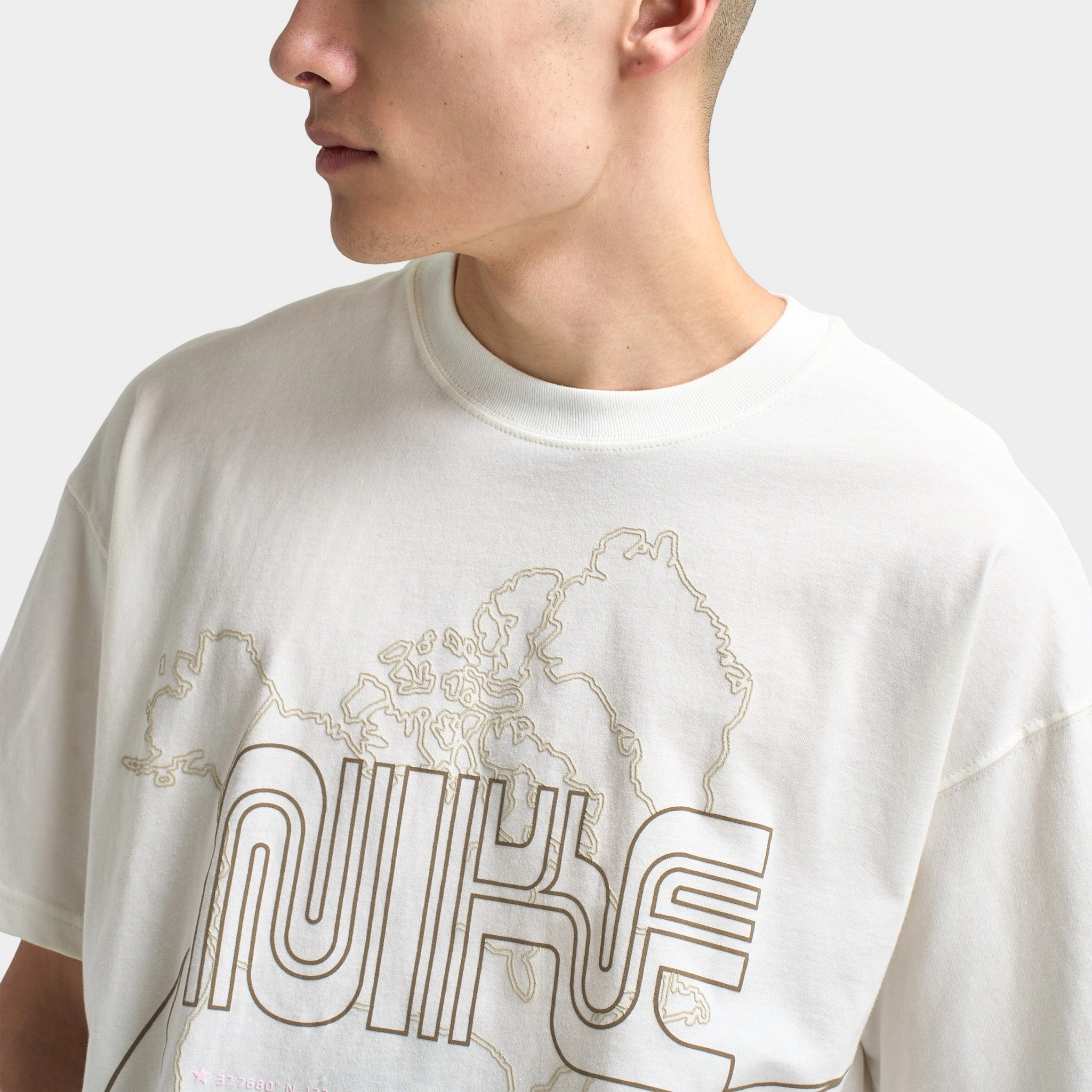 Nike Sportswear Max90 T-Shirt Sail / Khaki - Pink Foam