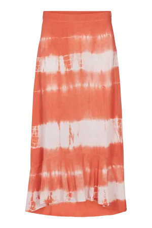 Orchid Skirt - Tie Dye Dusted Clay / Pink Chalk