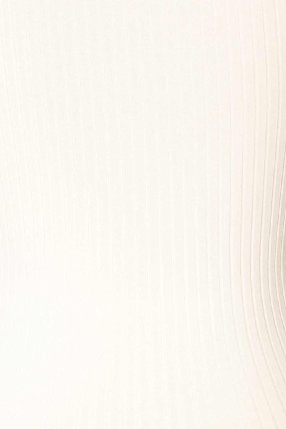 Paczkow White | Ribbed Lettuce-Edge T-Shirt