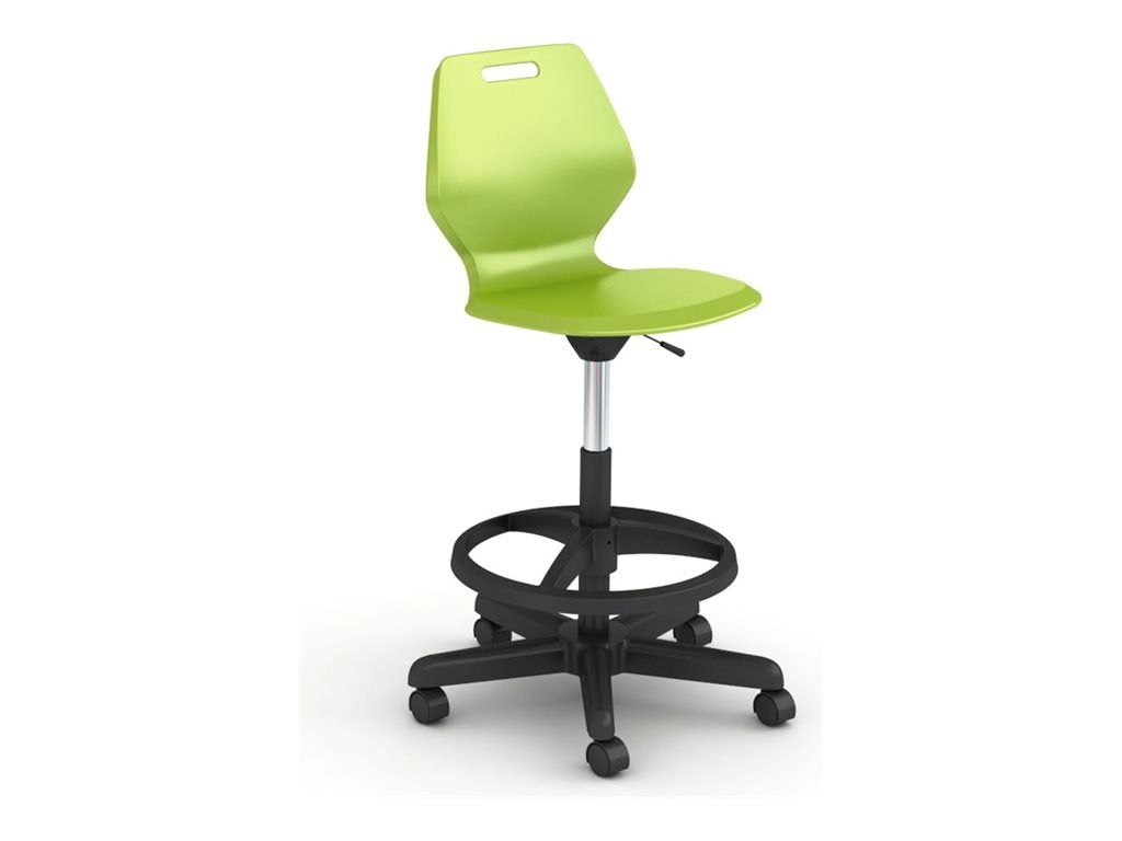 Paragon A&D Ready - Stool - swivel - injection molded polypropylene - purple READYSTLA-PZ