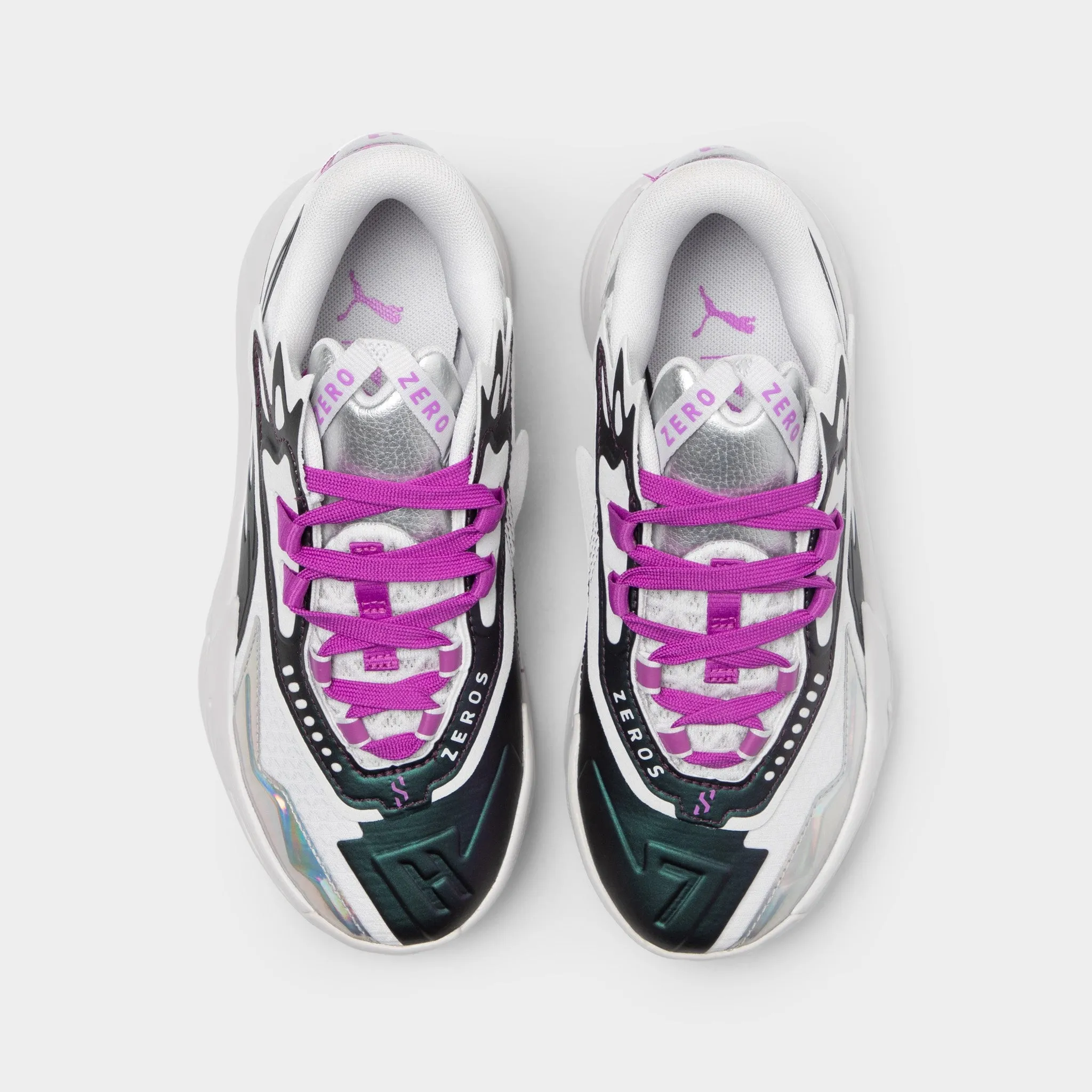 Puma Juniors' Scoot Zeros II "Sterling" Feather Gray / Wild Berry