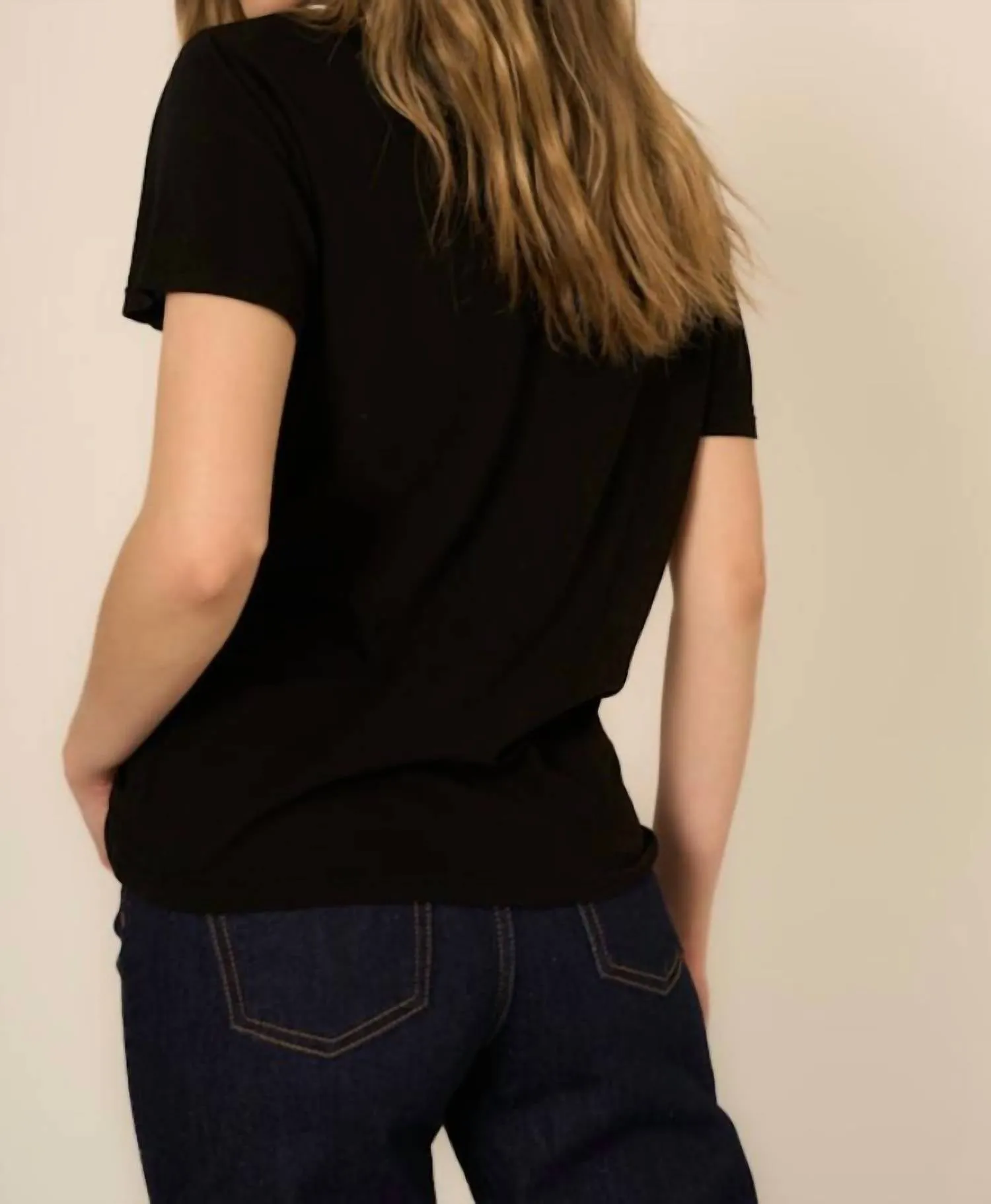 "i Like It Dirty" Martini Tee In Black