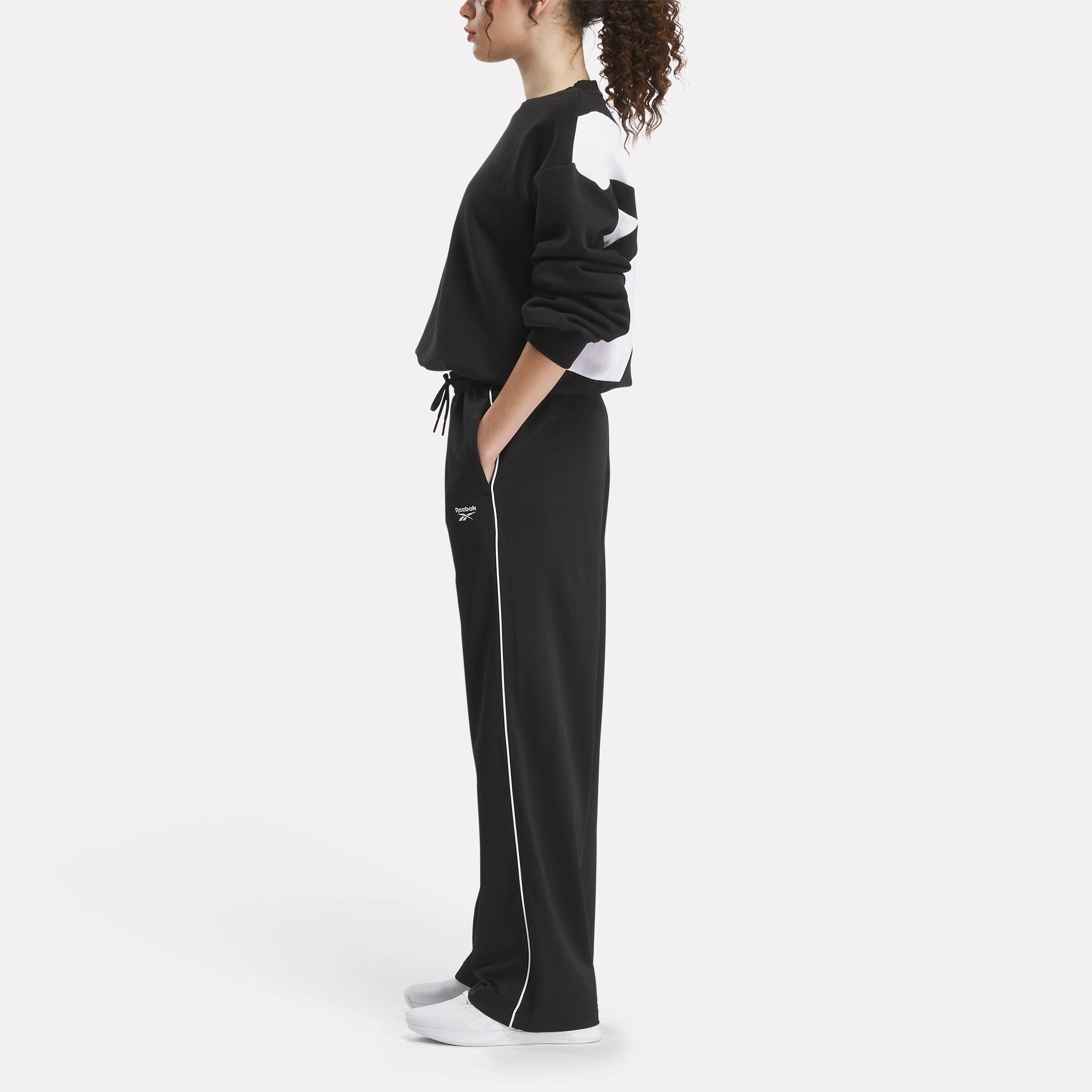 Reebok Identity Back Vector Tricot Track Pants Black
