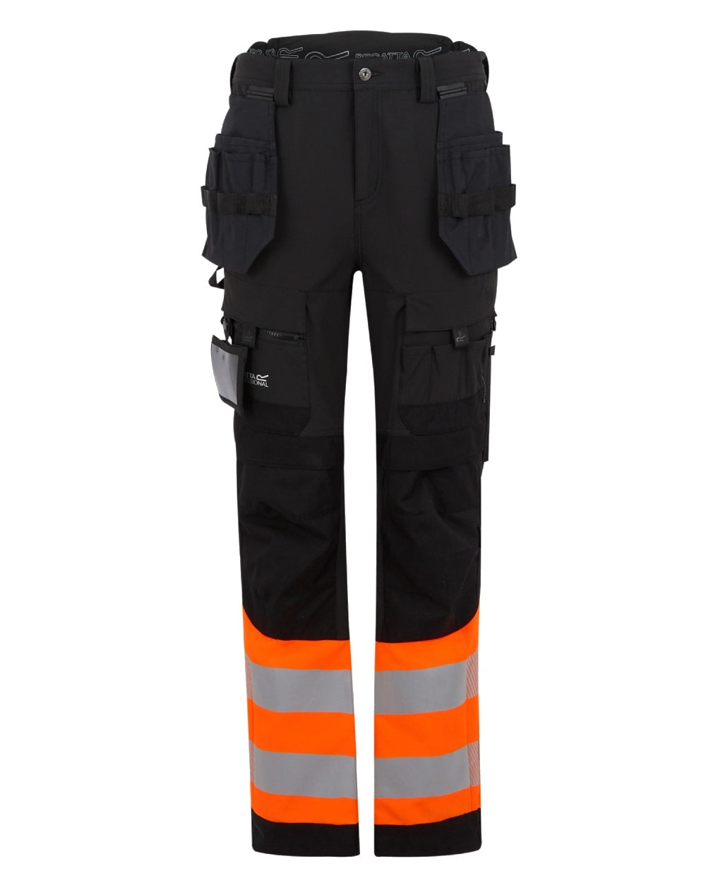 Regatta Mens Hi-Vis X-Pro Stretch Holster Trousers Class 1