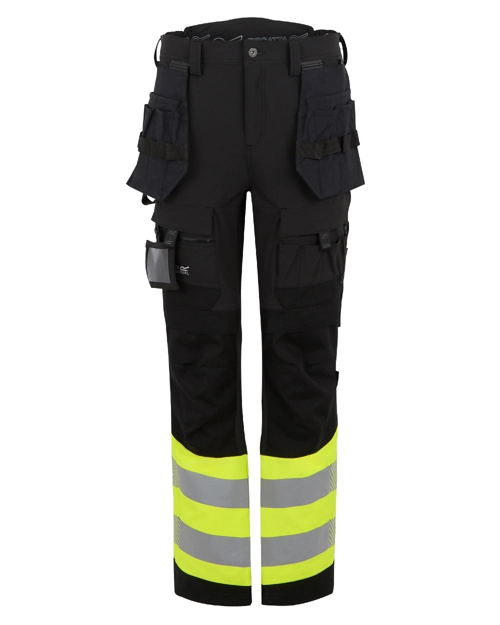 Regatta Mens Hi-Vis X-Pro Stretch Holster Trousers Class 1