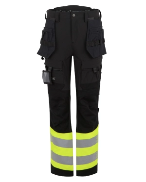 Regatta Mens Hi-Vis X-Pro Stretch Holster Trousers Class 1