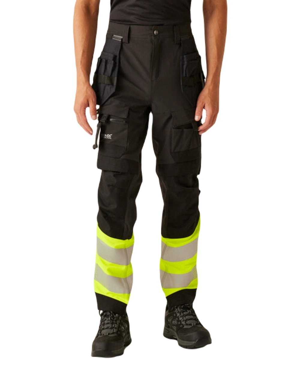 Regatta Mens Hi-Vis X-Pro Stretch Holster Trousers Class 1