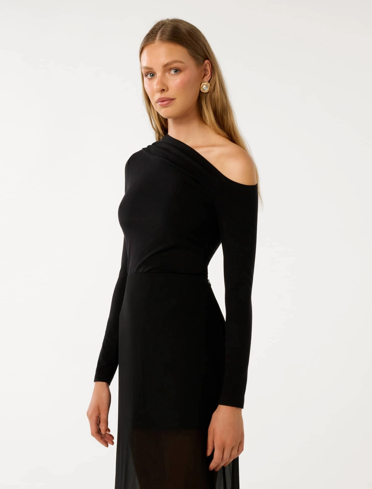 Riva Tipped Neckline Top