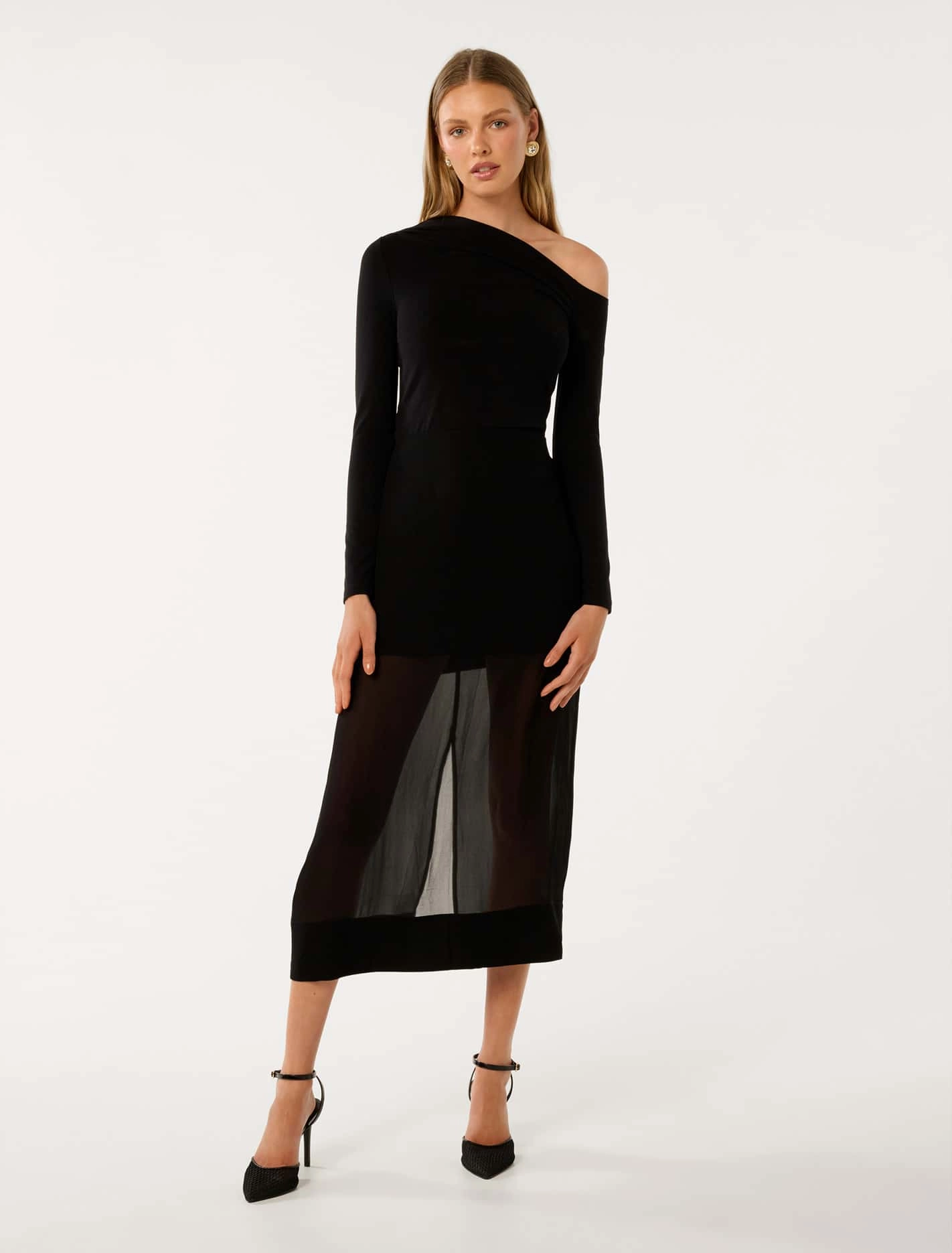 Riva Tipped Neckline Top