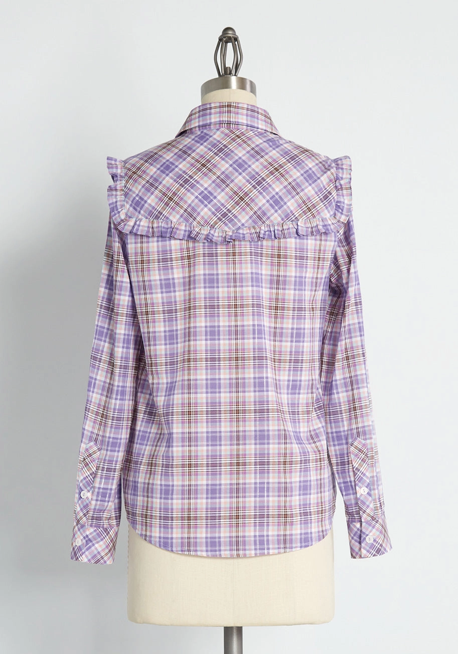 Ruffled Up at the Rodeo Shirt