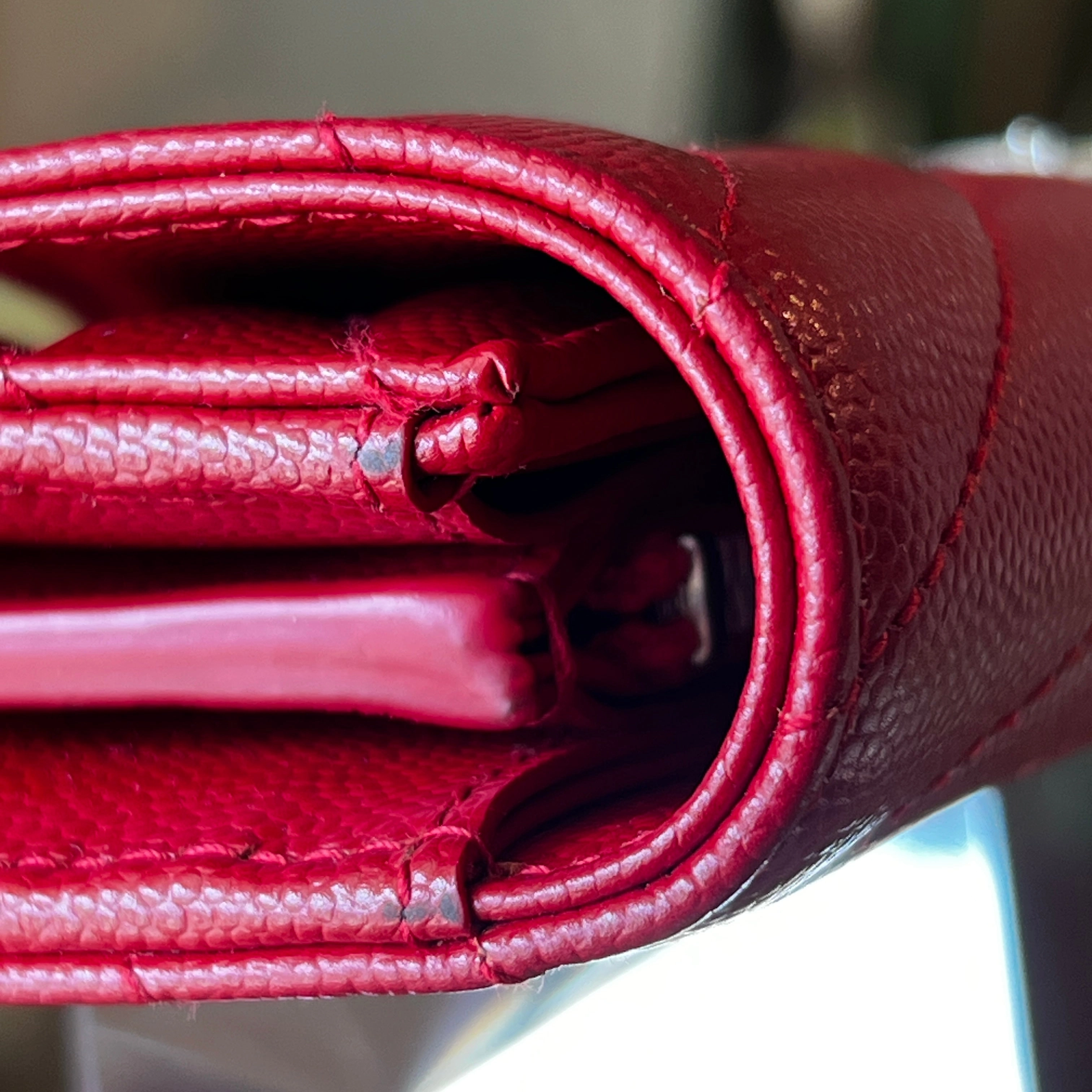 SAINT LAURENT Monogram Flap Long Wallet