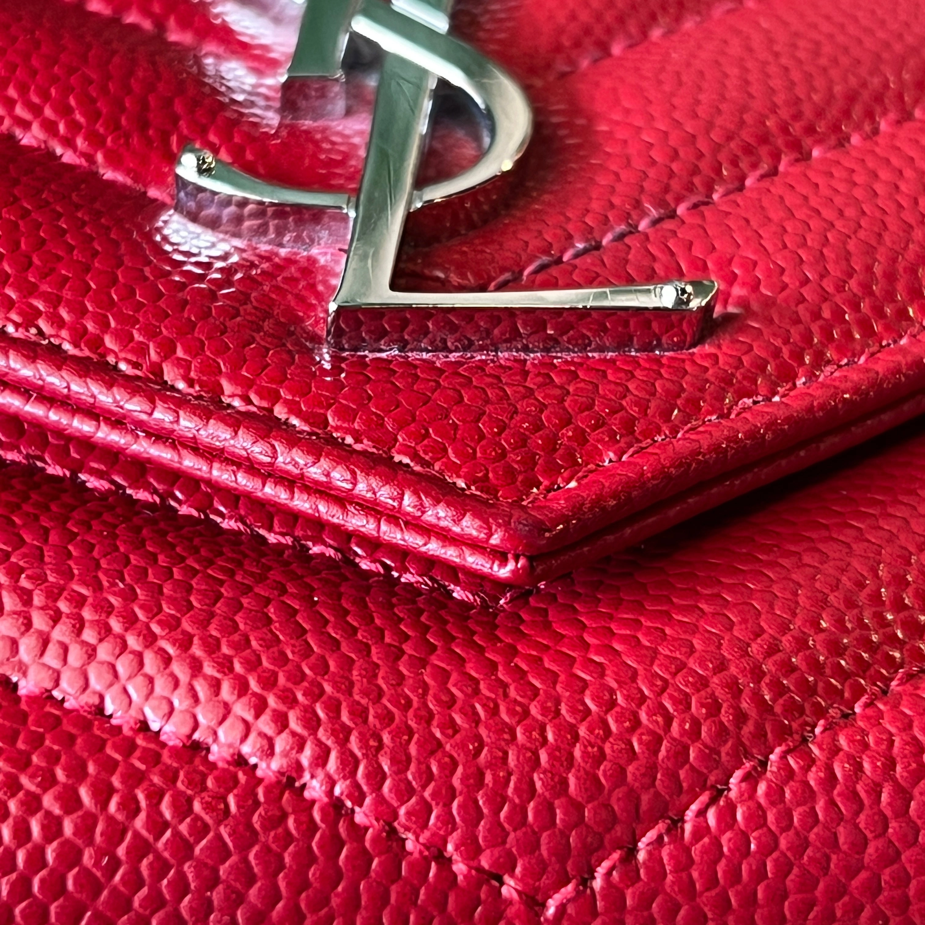 SAINT LAURENT Monogram Flap Long Wallet