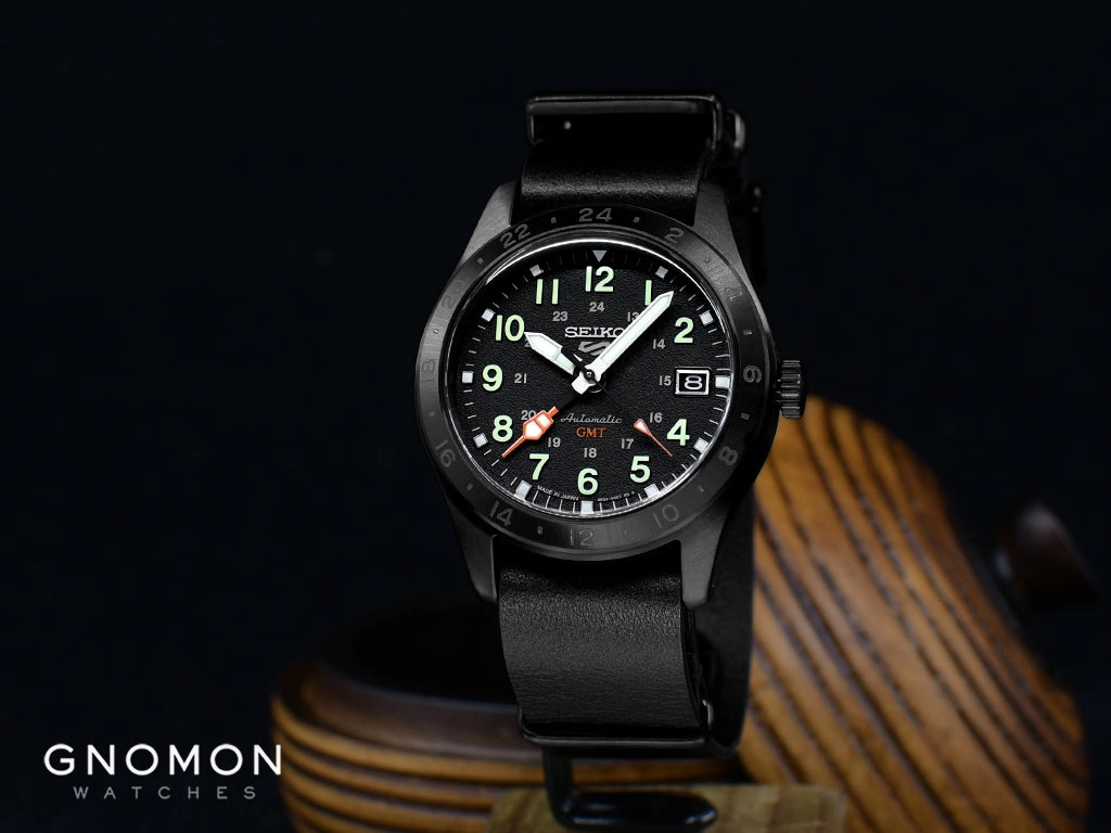 Seiko 5 Sports “Field Street Style” GMT Blackout Ref. SBSC013