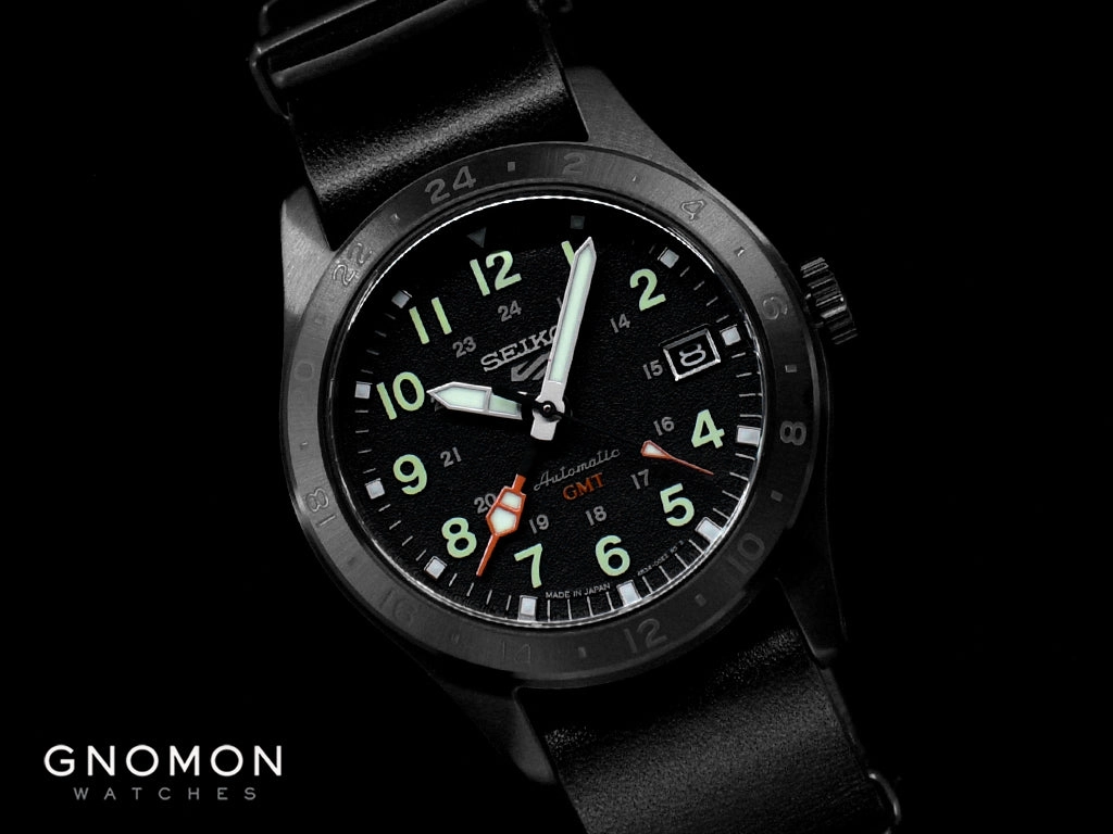 Seiko 5 Sports “Field Street Style” GMT Blackout Ref. SBSC013