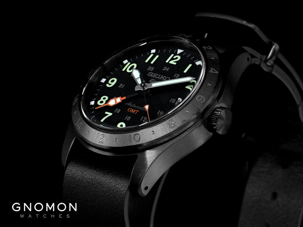 Seiko 5 Sports “Field Street Style” GMT Blackout Ref. SBSC013