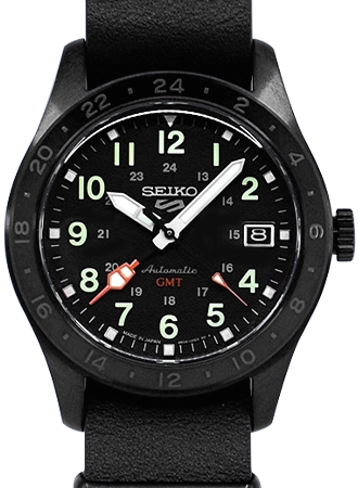 Seiko 5 Sports “Field Street Style” GMT Blackout Ref. SBSC013
