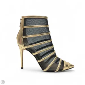 Shoes Luxury Designer By Jimmy Choo In Gold, Size: 6.5