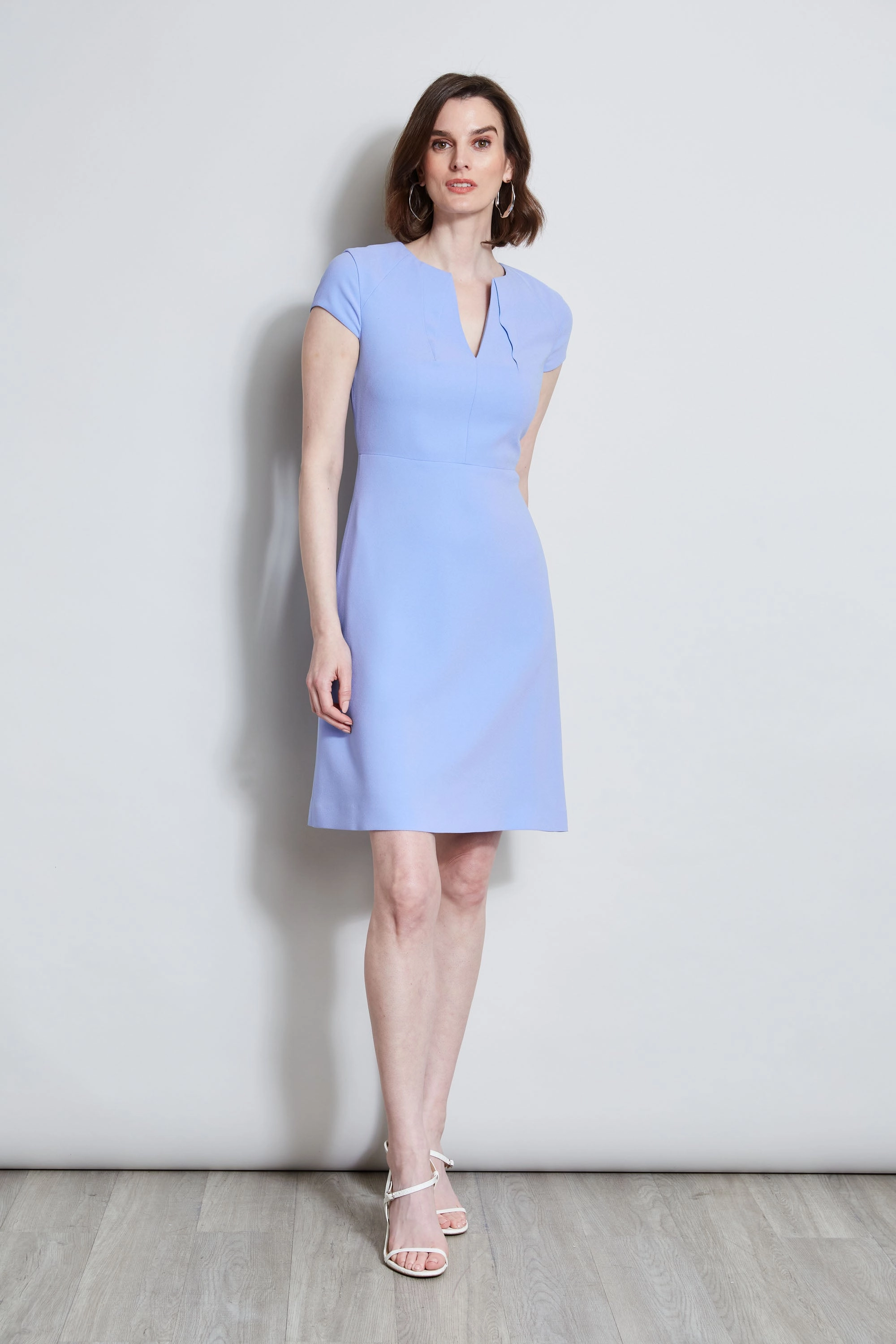 Short Sleeve Dart Dress