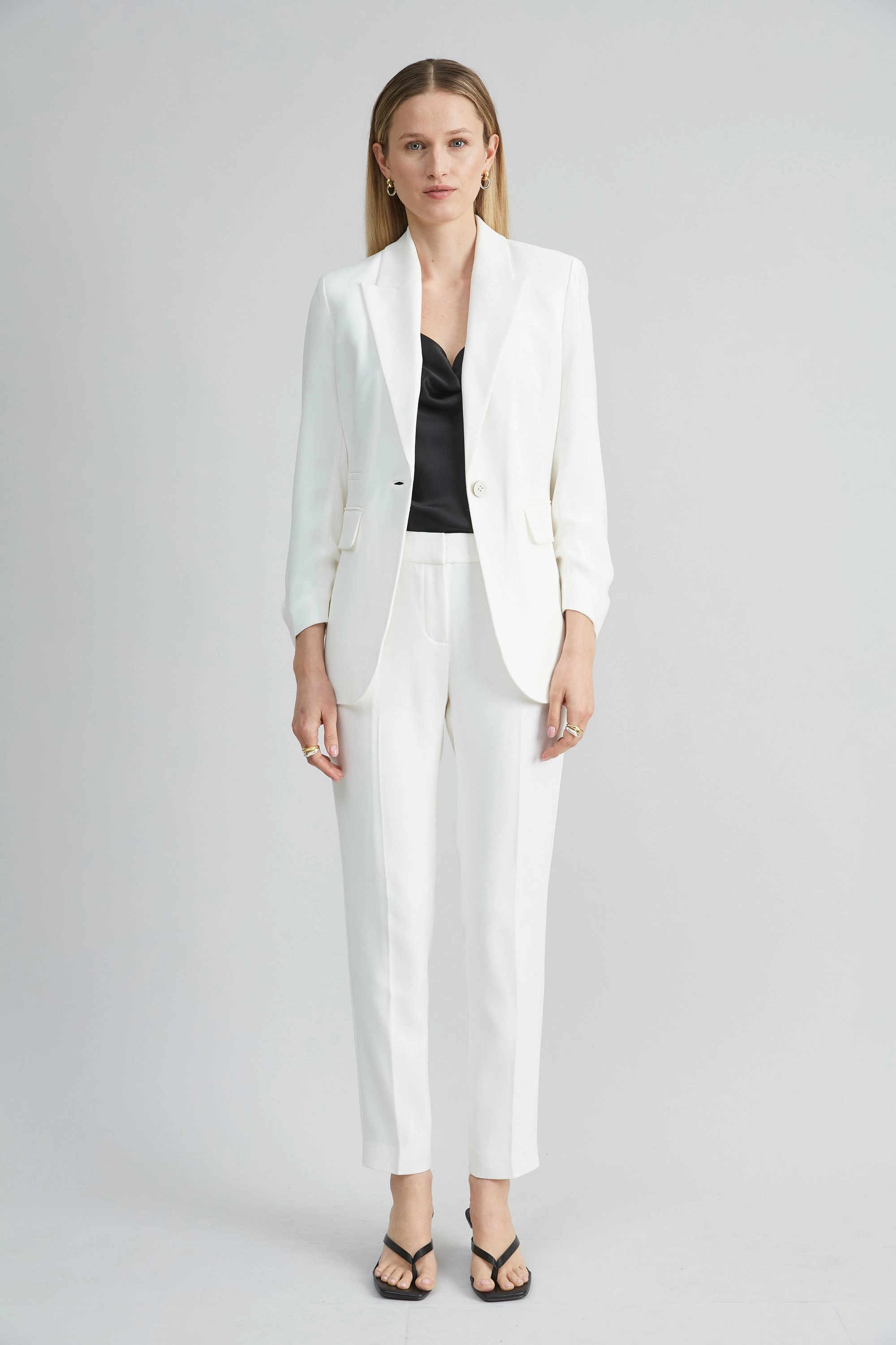 Slim Crepe Inseam Pant