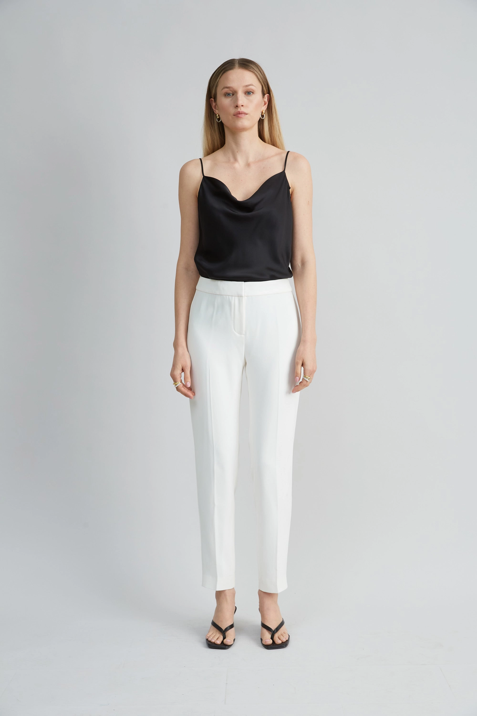 Slim Crepe Inseam Pant