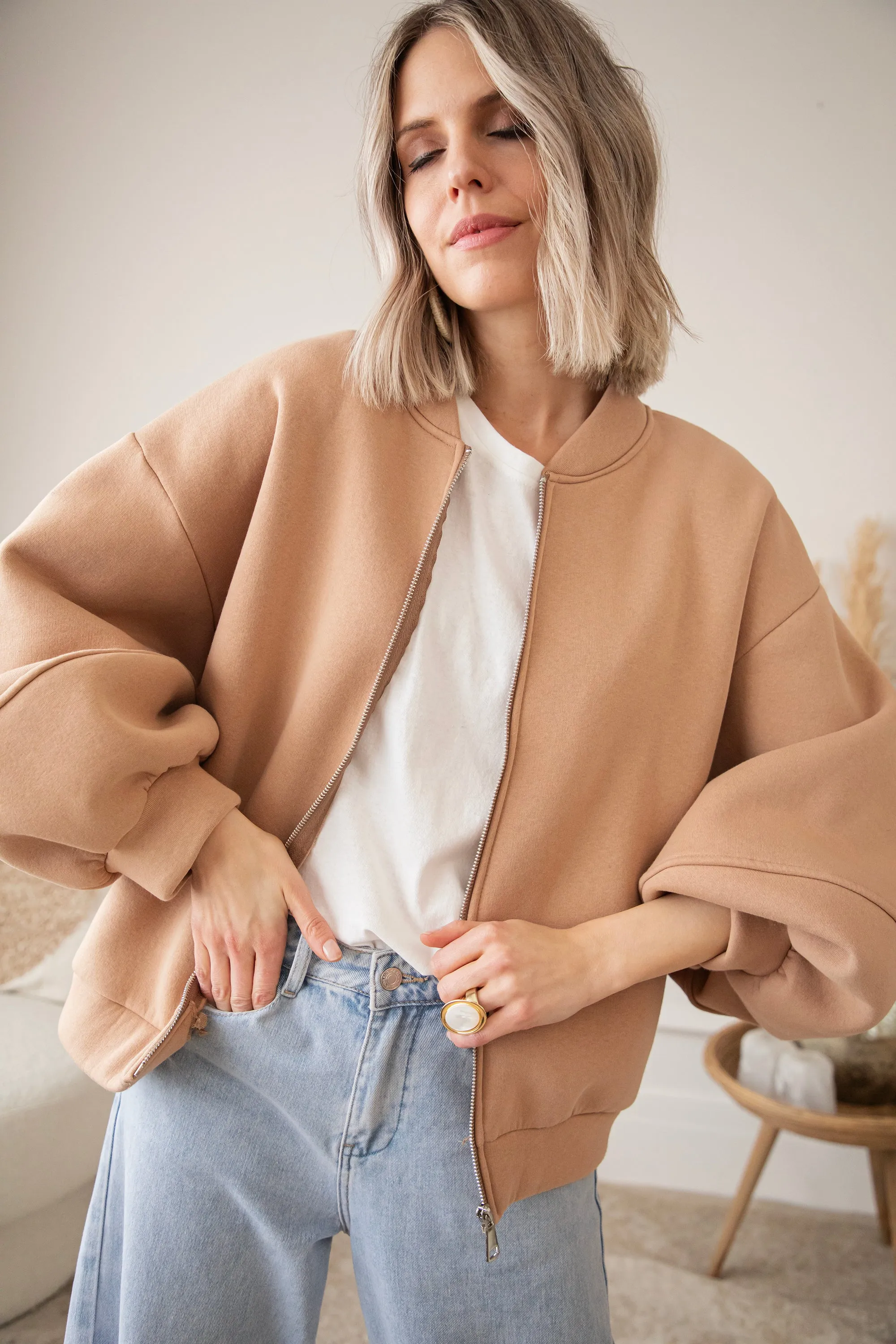 Snuggle Up Camel - Vest
