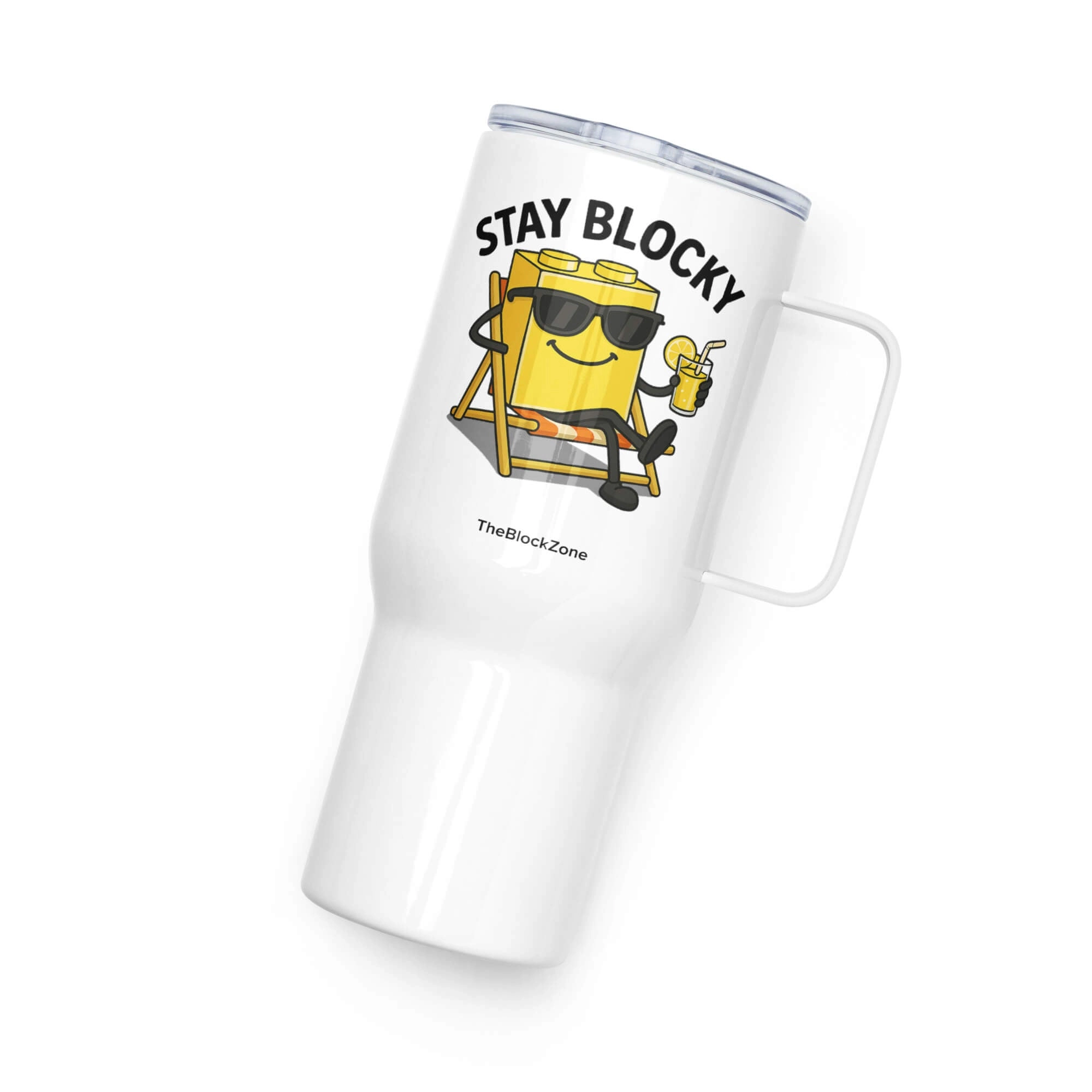 Stay Blocky Travel Mug