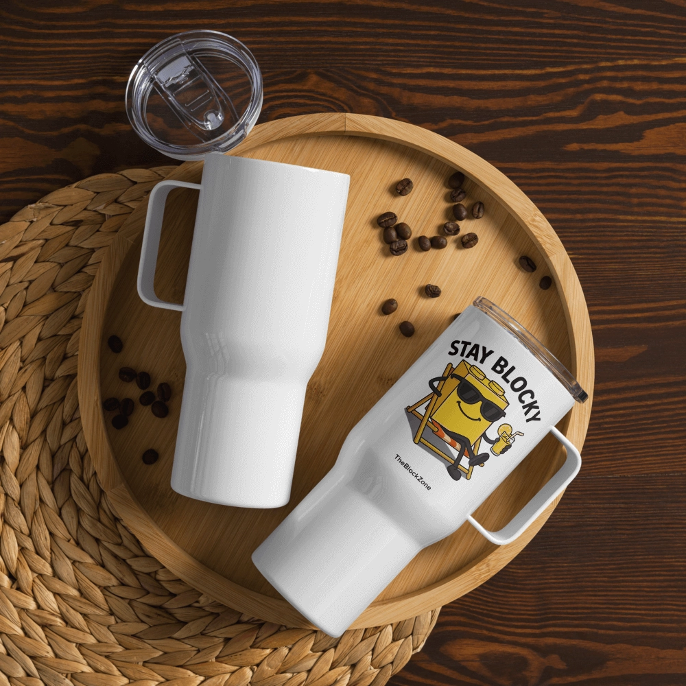 Stay Blocky Travel Mug