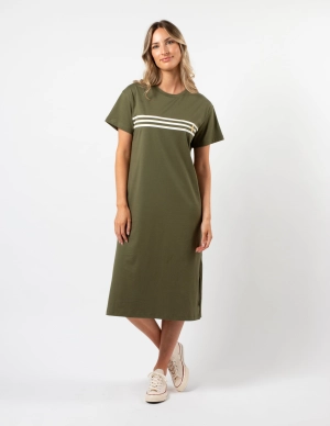 Stella   Gemma Maxie T-Shirt Dress Khaki White