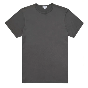 Sunspel Classic Crew Neck T-Shirt Charcoal