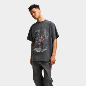 Supply & Demand Growl Graphic T-Shirt / Black