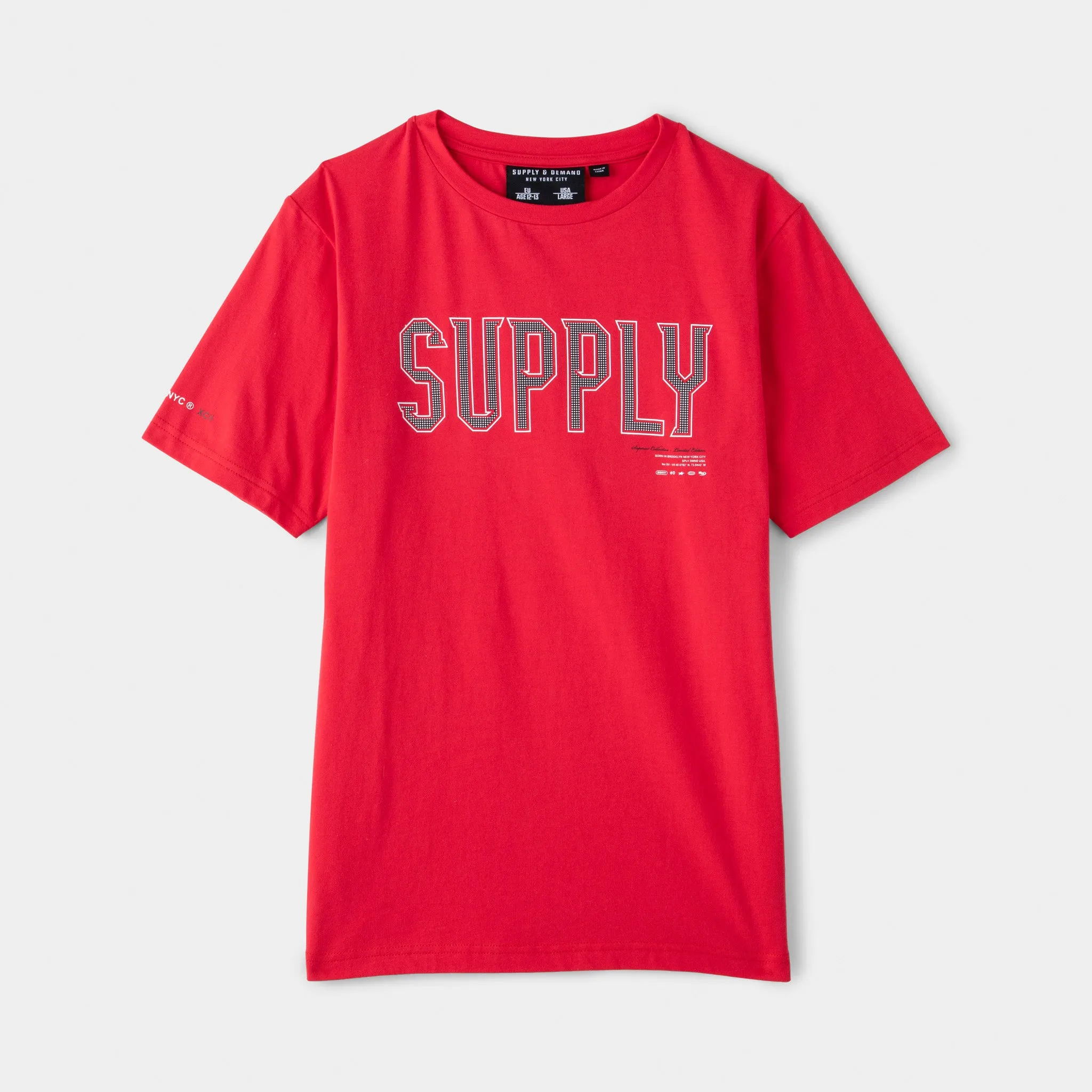 Supply & Demand Junior Boys' Buck T-shirt / Red
