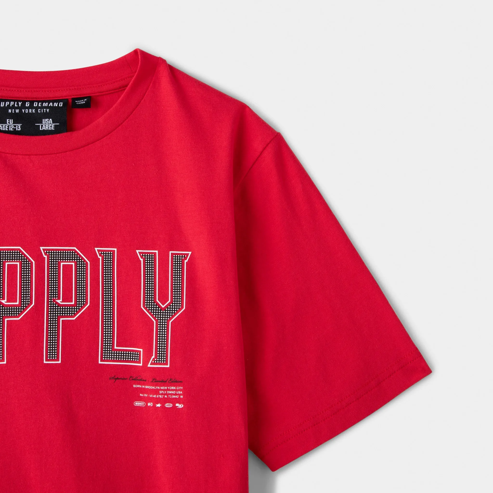 Supply & Demand Junior Boys' Buck T-shirt / Red