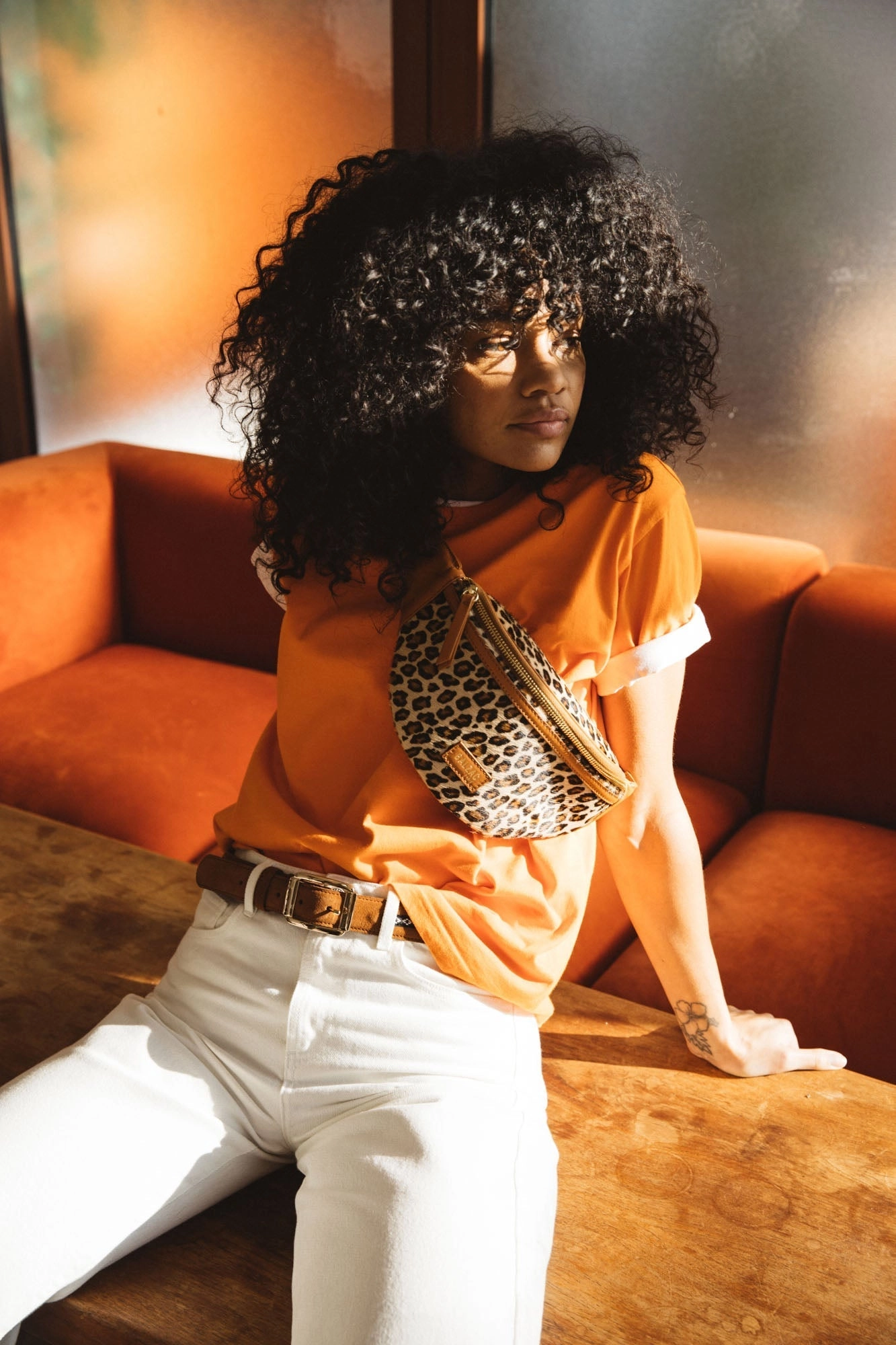 Tee-shirt Bree orange