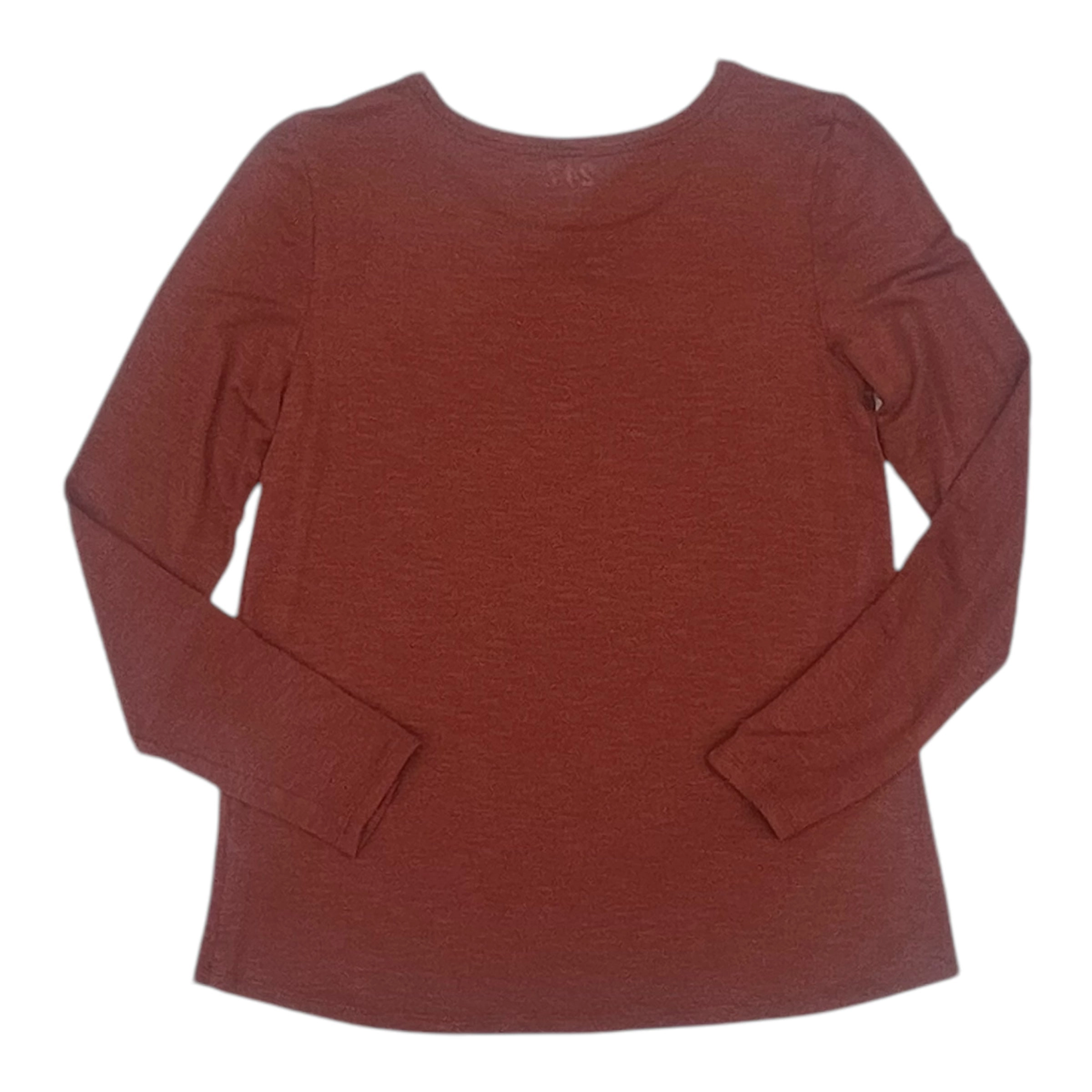 Top Ls Basic By Maurices In Brown, Size:M