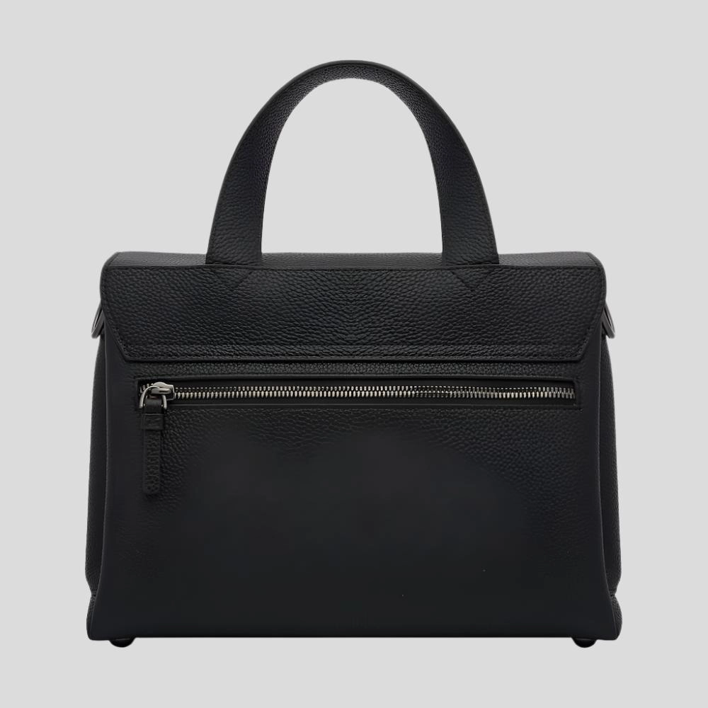 Tryhard Leather Crossbody Bag -- Black