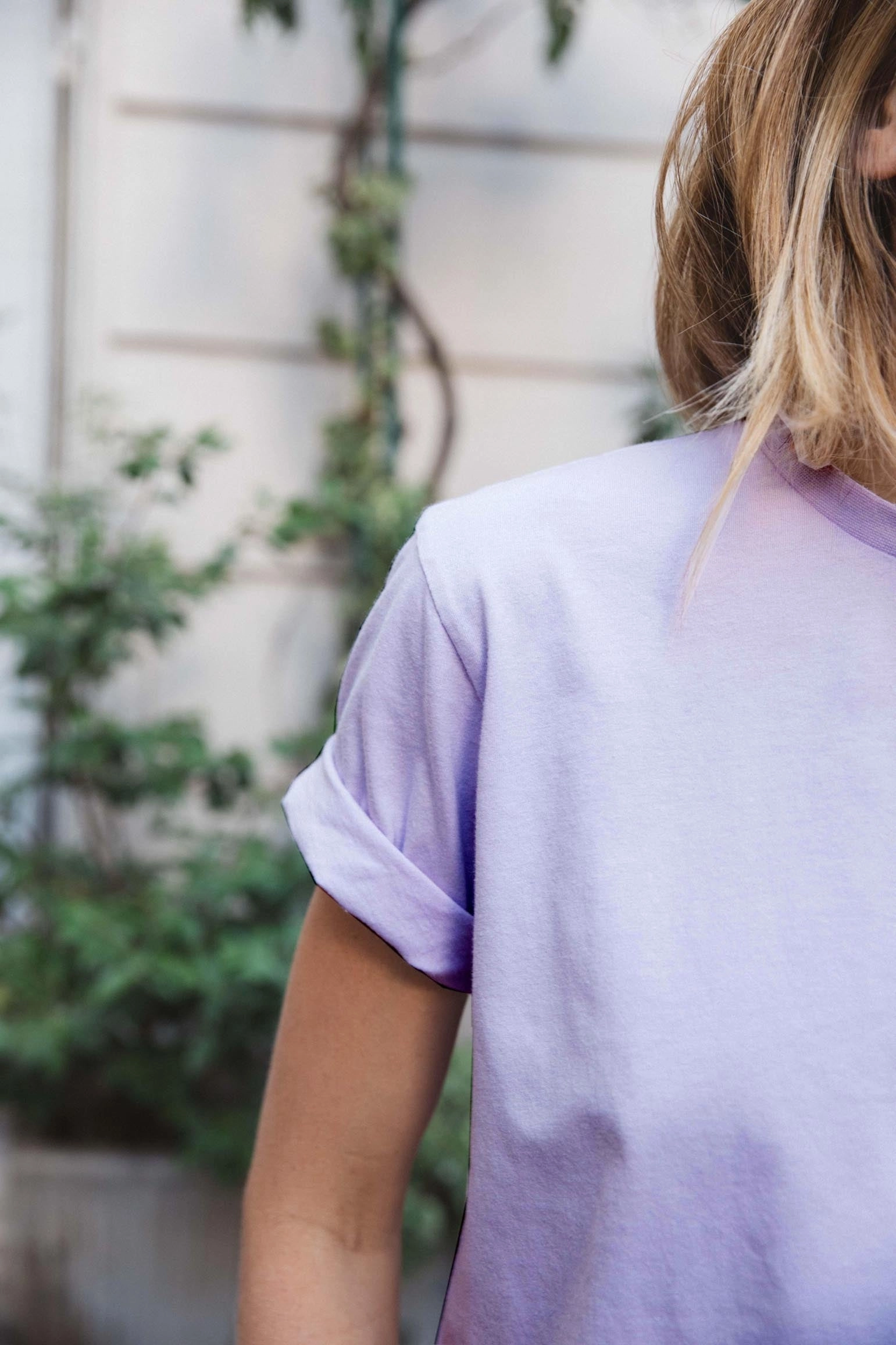Tshirt Bree Parme En Coton Biologique - Gots Personnalisable